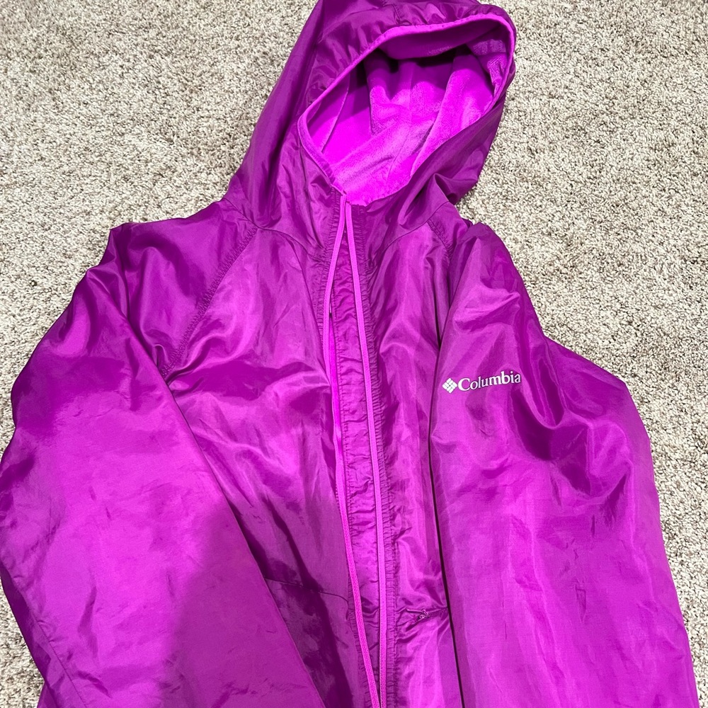 Purple Columbia Windbreaker